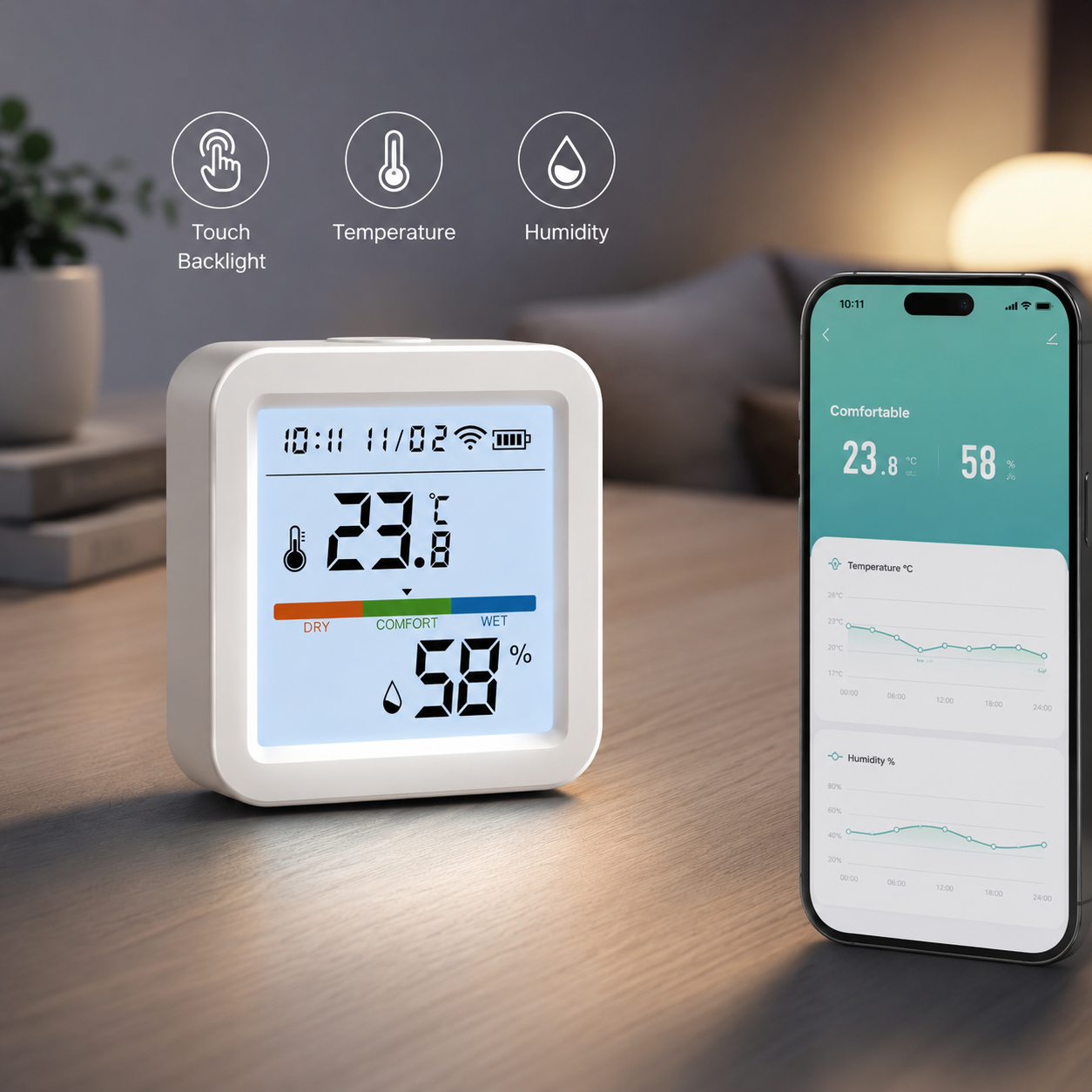 Tuya WiFi Temperature Humidity - Digital Hygrometer Probe review and price