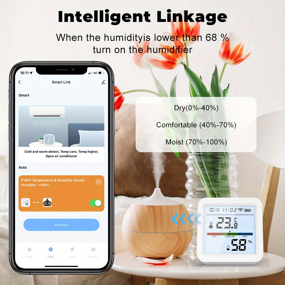 Tuya WiFi Temperature Humidity - Digital Hygrometer Probe review and price