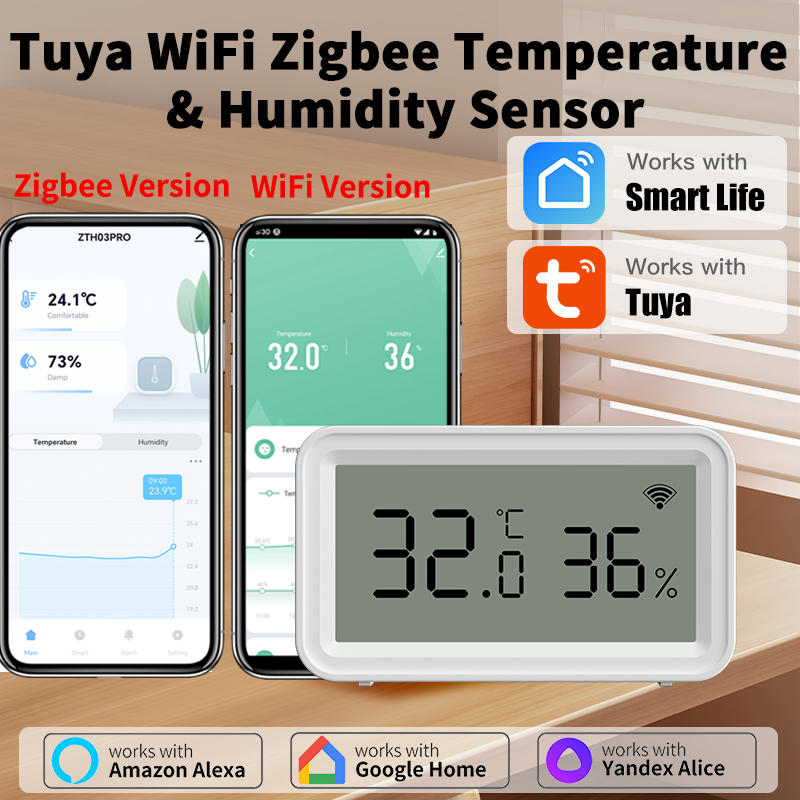 Tuya Zigbee WiFi Thermometer H - Digital Hygrometer Probe review and price