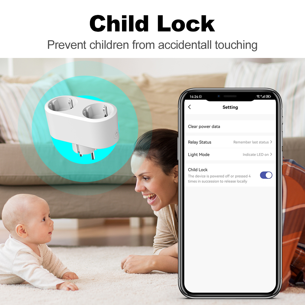 Tuya WiFi Dual Outlet 16A APP  - Timer Dual Outlet review and price