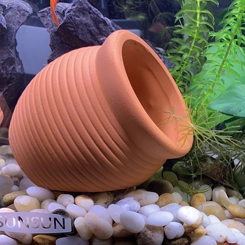 Ceramics Jar Fish Tank Decorat - Hide Cave Ceramic review and price
