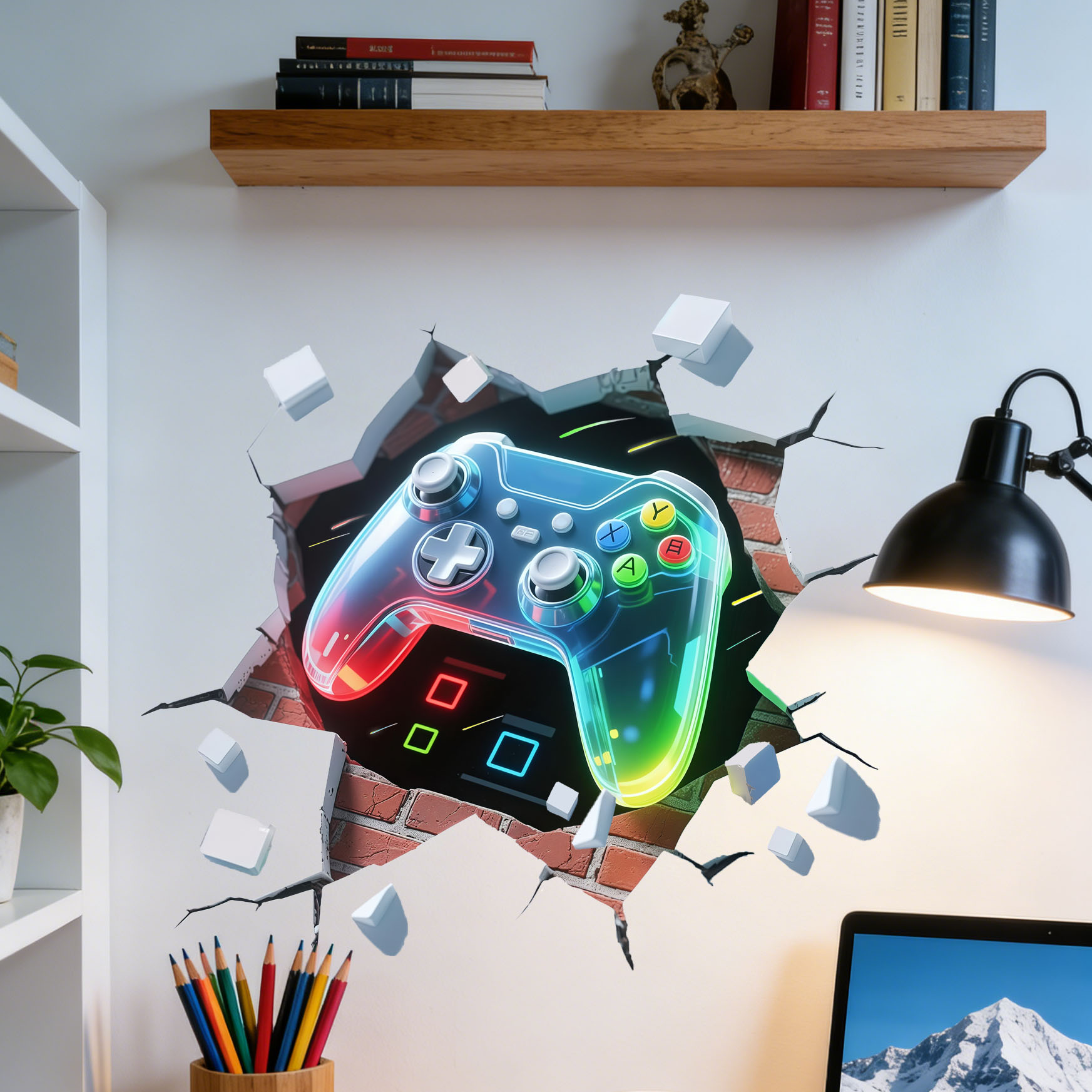 Game Controller Decal for Boys - Pvc Panel Background review and price