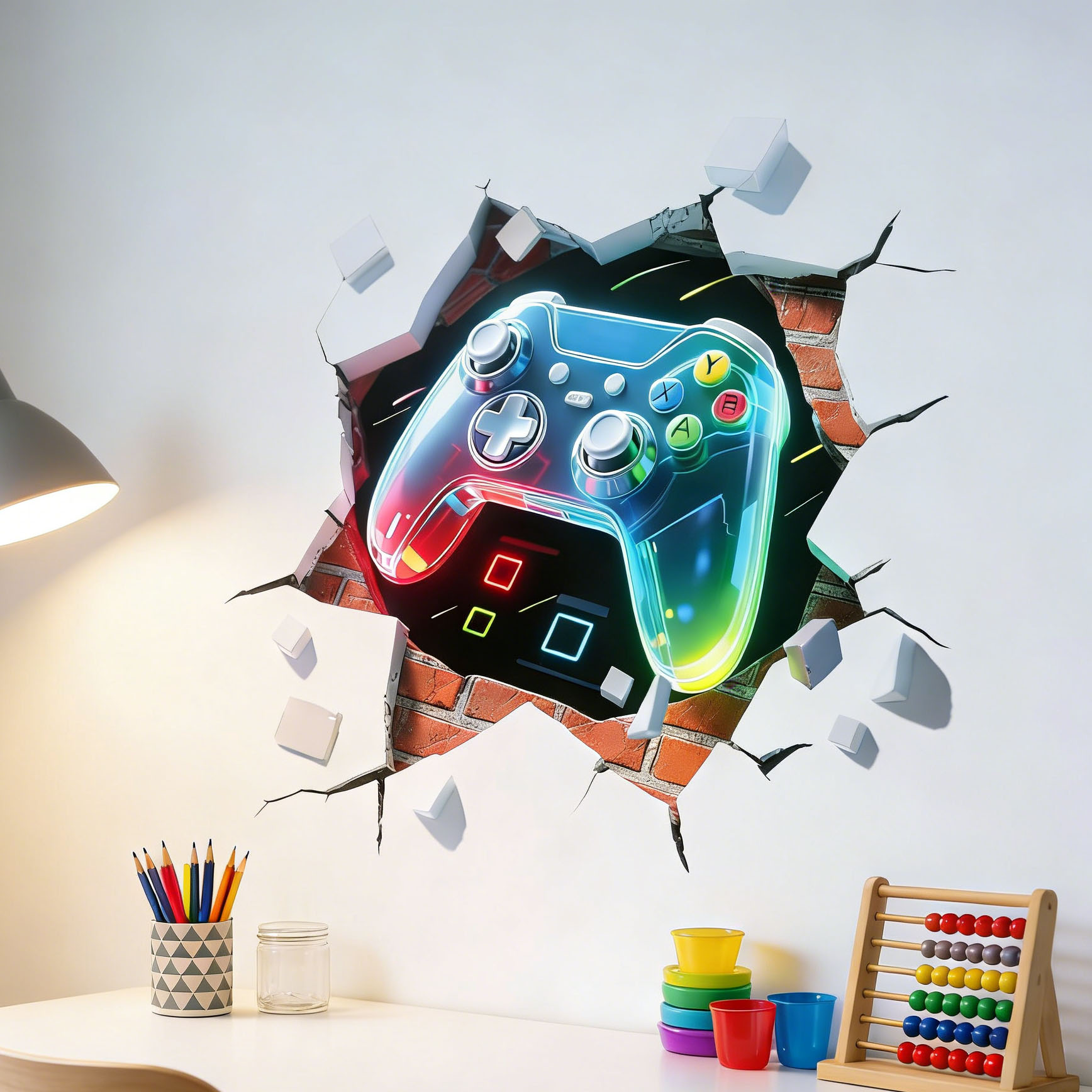 Game Controller Decal for Boys - Pvc Panel Background review and price