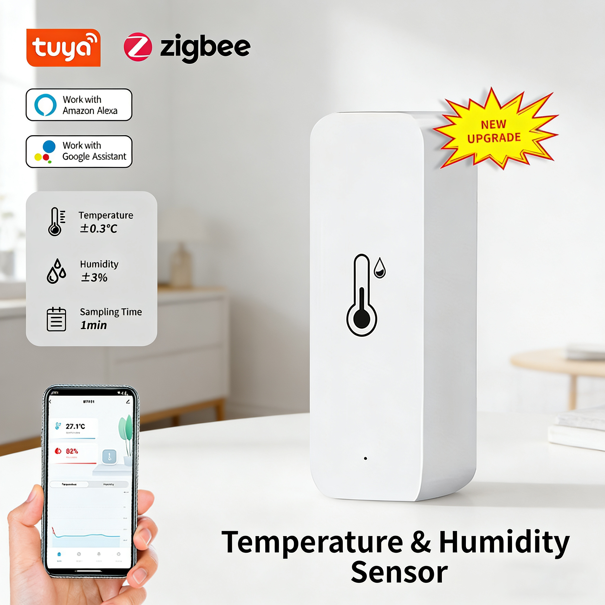 New Tuya Zigbee Smart Hygromet - Digital Hygrometer Probe review and price