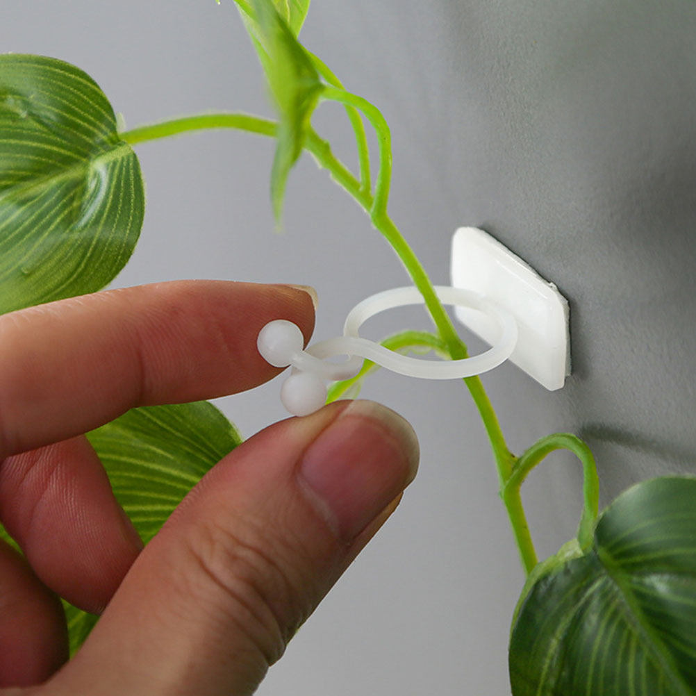 100Pcs Green Plant Fixing Clip - Vine Climbing Plastic review and price