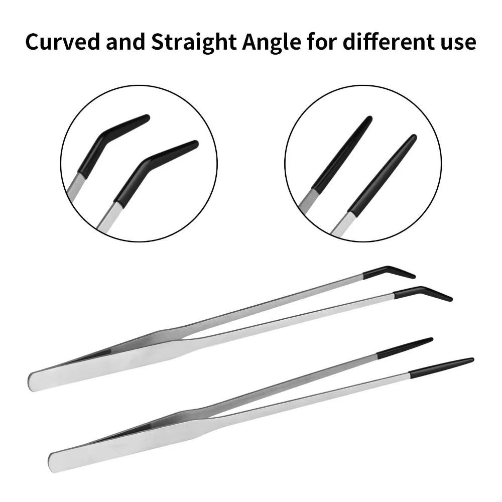 2Pcs Stainless Steel Aquarium  - Feeding Tong Stainless review and price