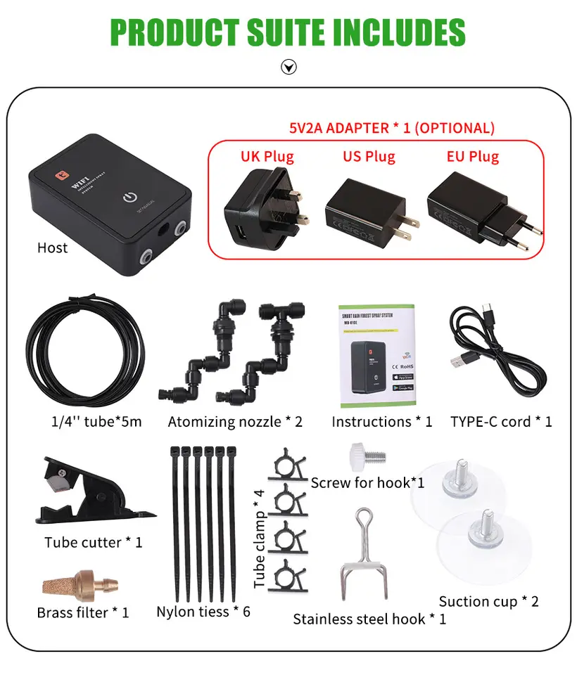 Smart WiFi Reptile Misting Sys - Misting Nozzle Reptile review and price
