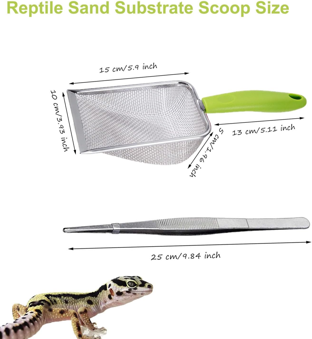 Reptile Sand Scoop Set - Fine  - Feeding Tong Stainless review and price