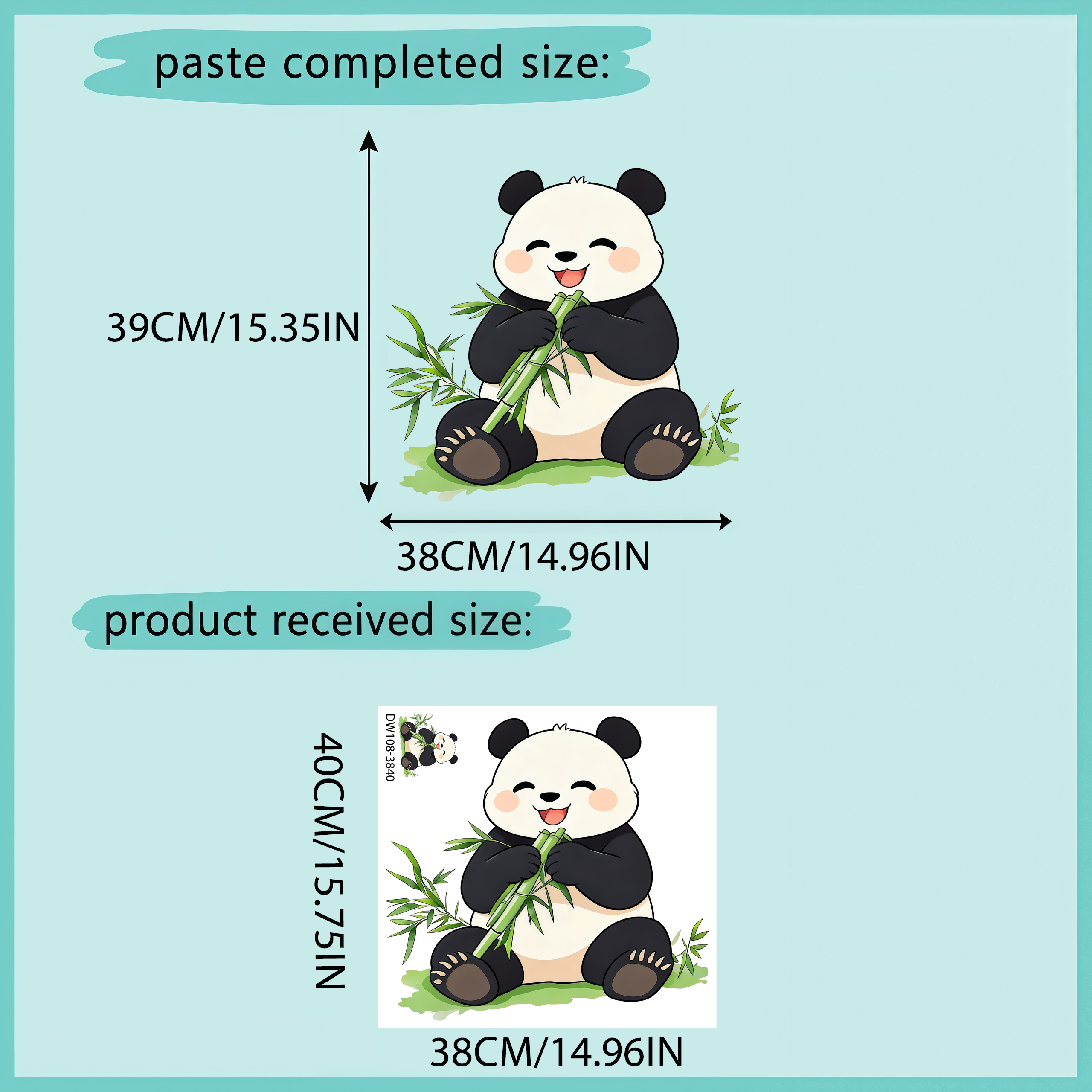 Bamboo And Panda Wall Decals S - Pvc Panel Background review and price