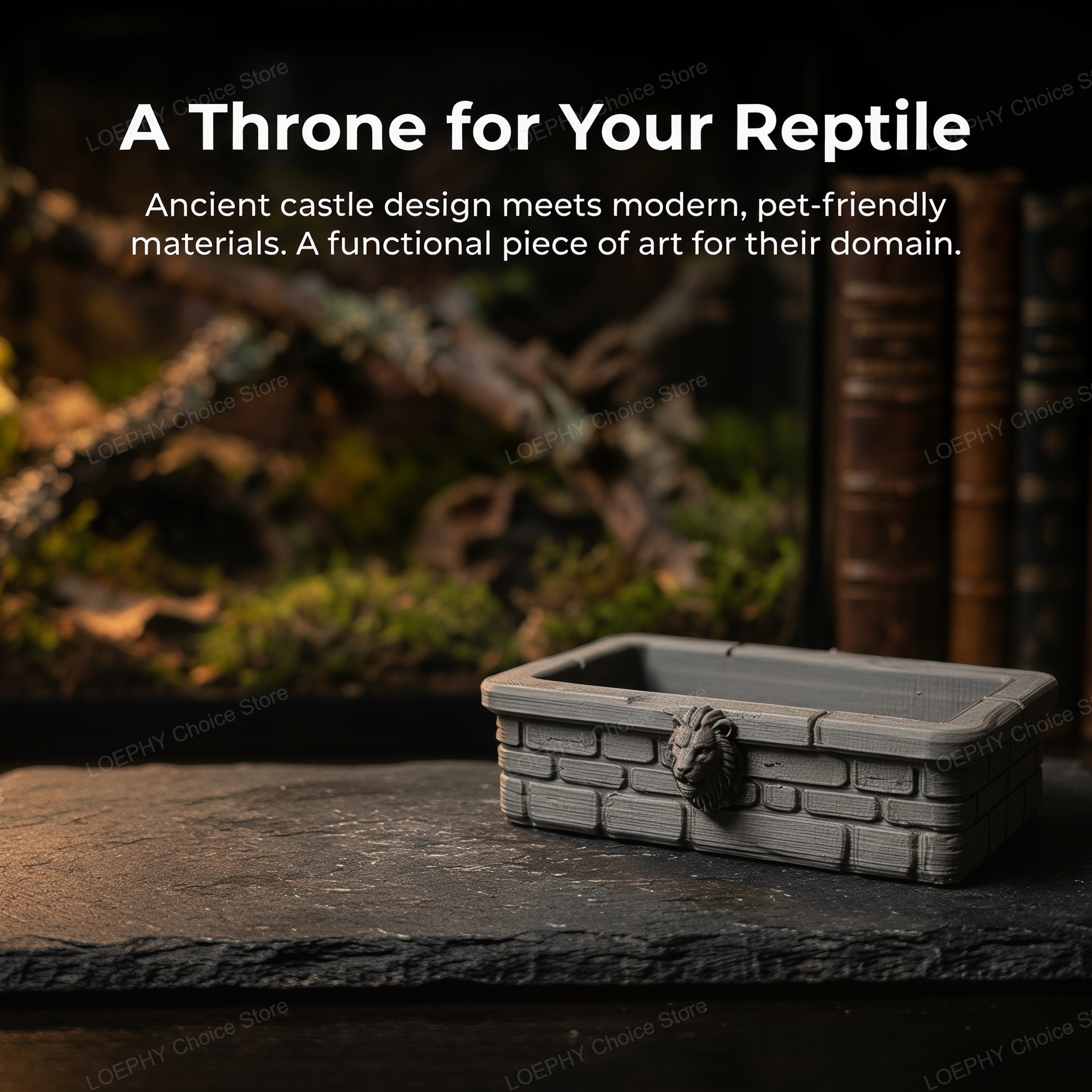 Reptile Water Bowl 3D Printed  - Water Dish Reptile review and price
