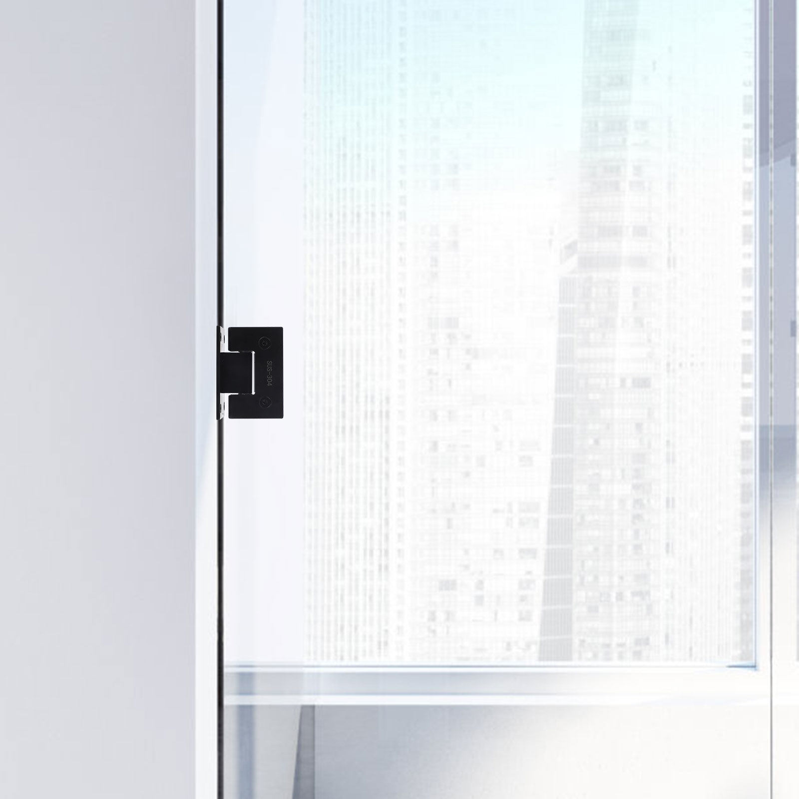1Pcs Glass Door Clamp Bathroom - Glass Door Hinge review and price