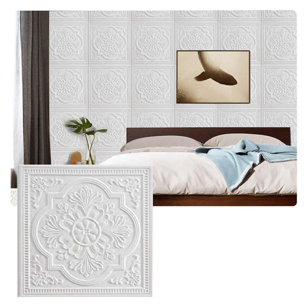 1/10 Pc 3D Wall Panel Wall Sti - Pvc Panel Background review and price