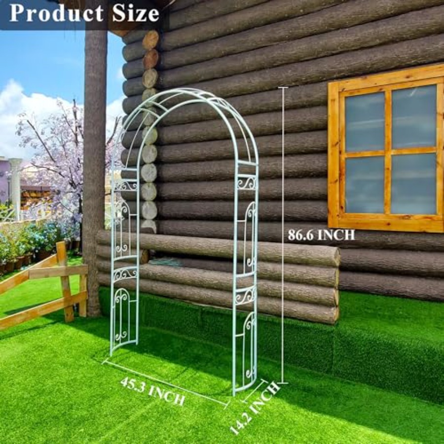 White metal wedding arch for g - Vine Climbing Plastic review and price