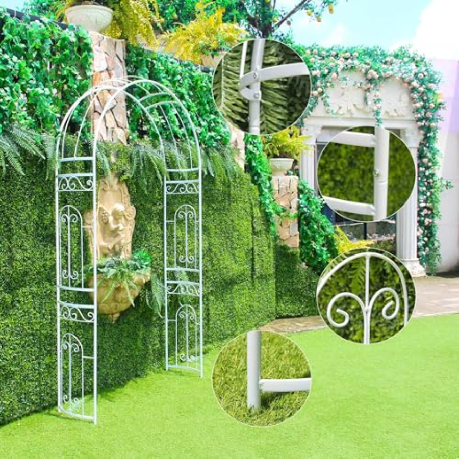 White metal wedding arch for g - Vine Climbing Plastic review and price